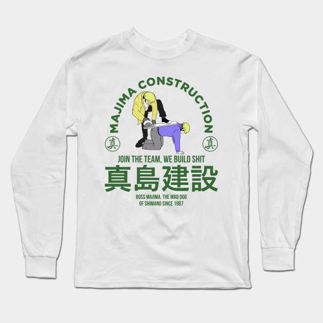 Majima Construction Long Sleeve T-Shirt by Soulcatcher